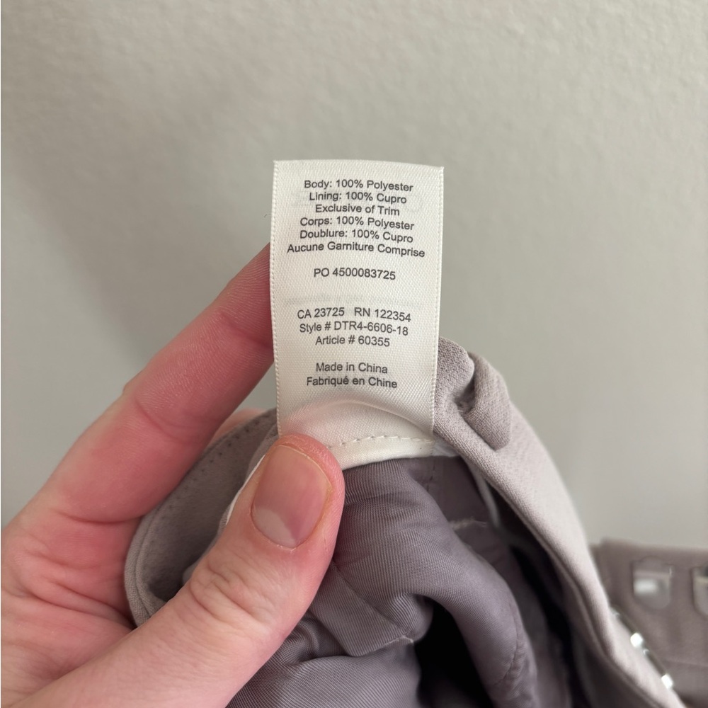 Aritzia Wilfred Taupe tie front Ankle Pants size 6 - Picture 5 of 5